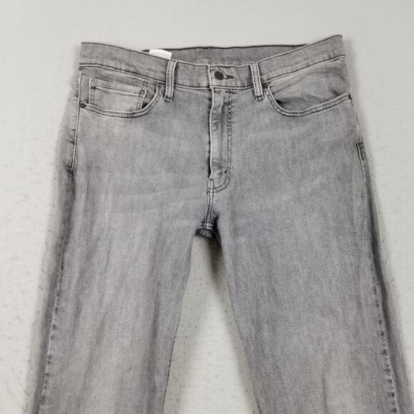 Levis 511 Jeans Mens 36x36 Gray Slim Fit Stretch Denim Pants Mid Rise Casual - Picture 2 of 12